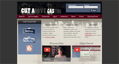 Desktop Screenshot of cutabovecasting.com